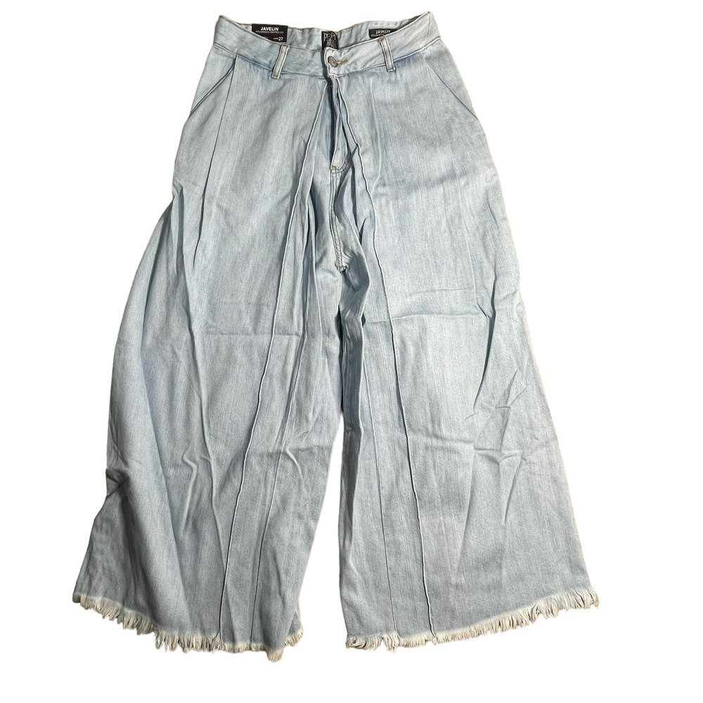 PRPS Women's Size 27‎ Javelin Voluminous Cropped Wide Leg Denim Jeans